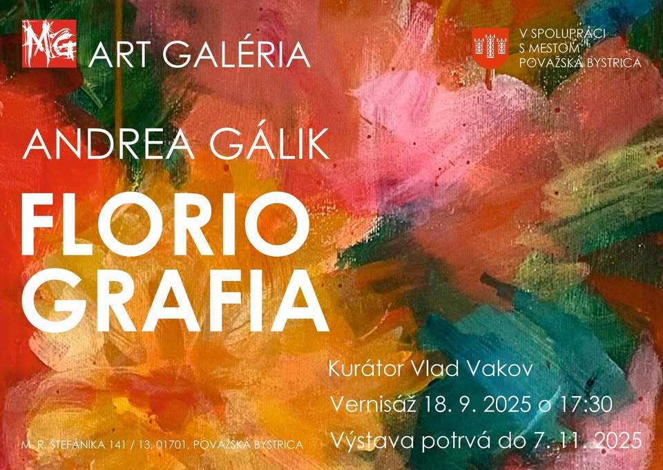 Andrea Gálik / Floriografia / Vernisáž výstavy