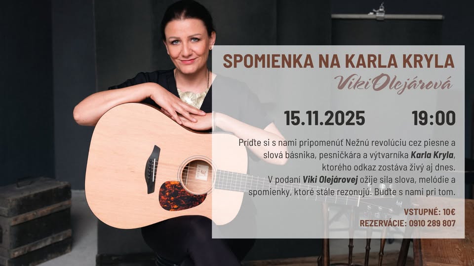 SPOMIENKA NA KARLA KRYLA - Viki Olejárová v Poetike