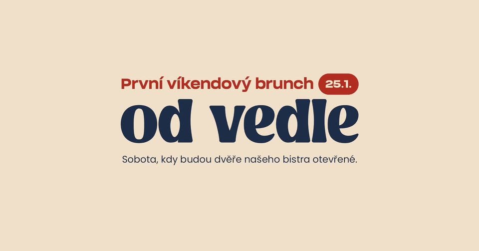 První víkendový brunch v bistru Od Vedle 🏘️