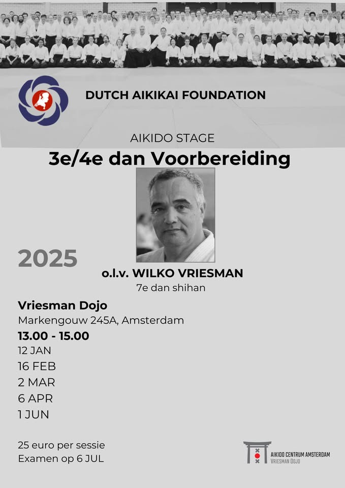 3e/ 4e dan Voorbereiding