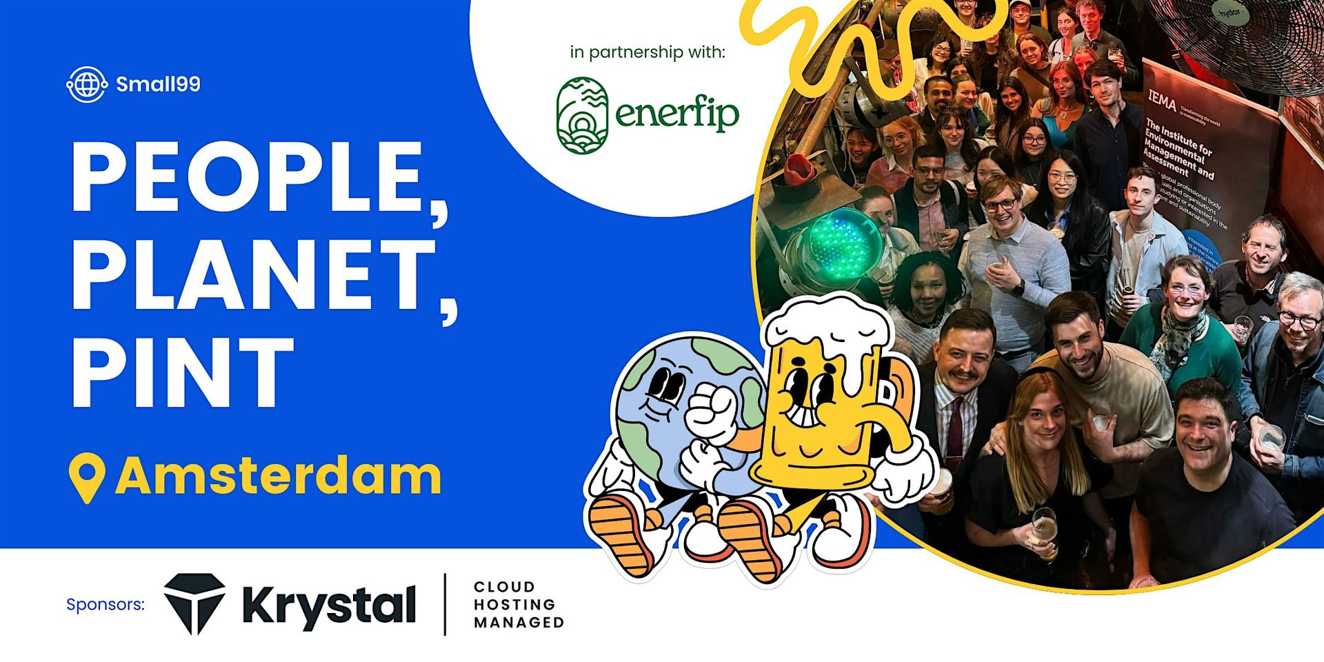 Amsterdam - Small99's People, Planet, Pint™: Sustainability Meetup