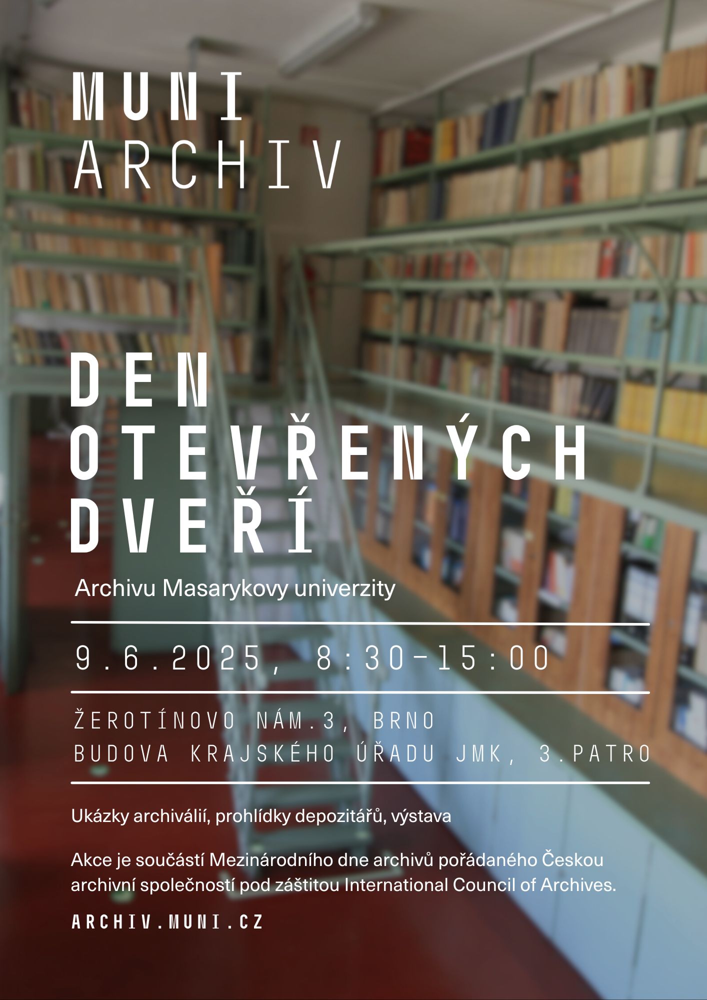 Den otevřených dveří Archivu Masarykovy univerzity