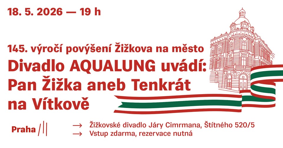 145. výročí povýšení Žižkova na město - Divadlo AQUALUNG: Pan Žizka aneb Tenkrát na Vítkově