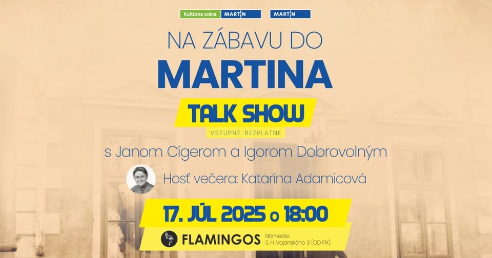 Na zábavu do Martina: Talk Show s Janom Cígerom a Igorom Dobrovolným
