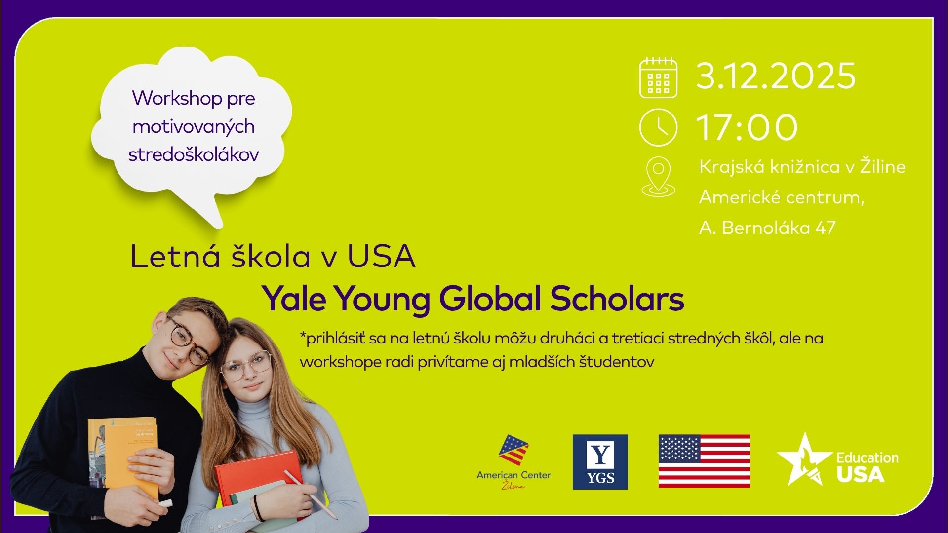 Workshop: Yale Young Global Scholars
