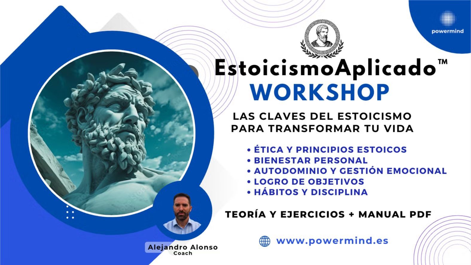🏛️ Workshop EstoicismoAplicado™️: Filosofía Práctica para Transformar tu Vida