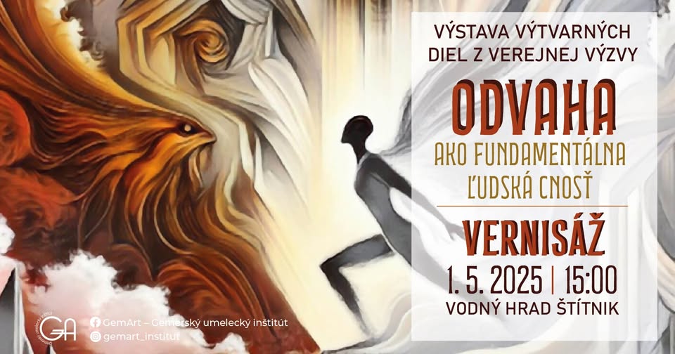 Vernisáž k spoločnej výstave "ODVAHA AKO FUNDAMENTÁLNA ĽUDSKÁ CNOSŤ", Štítnik