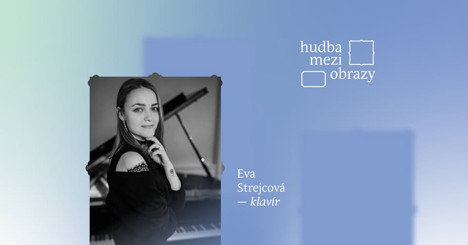 Eva Strejcová mezi obrazy