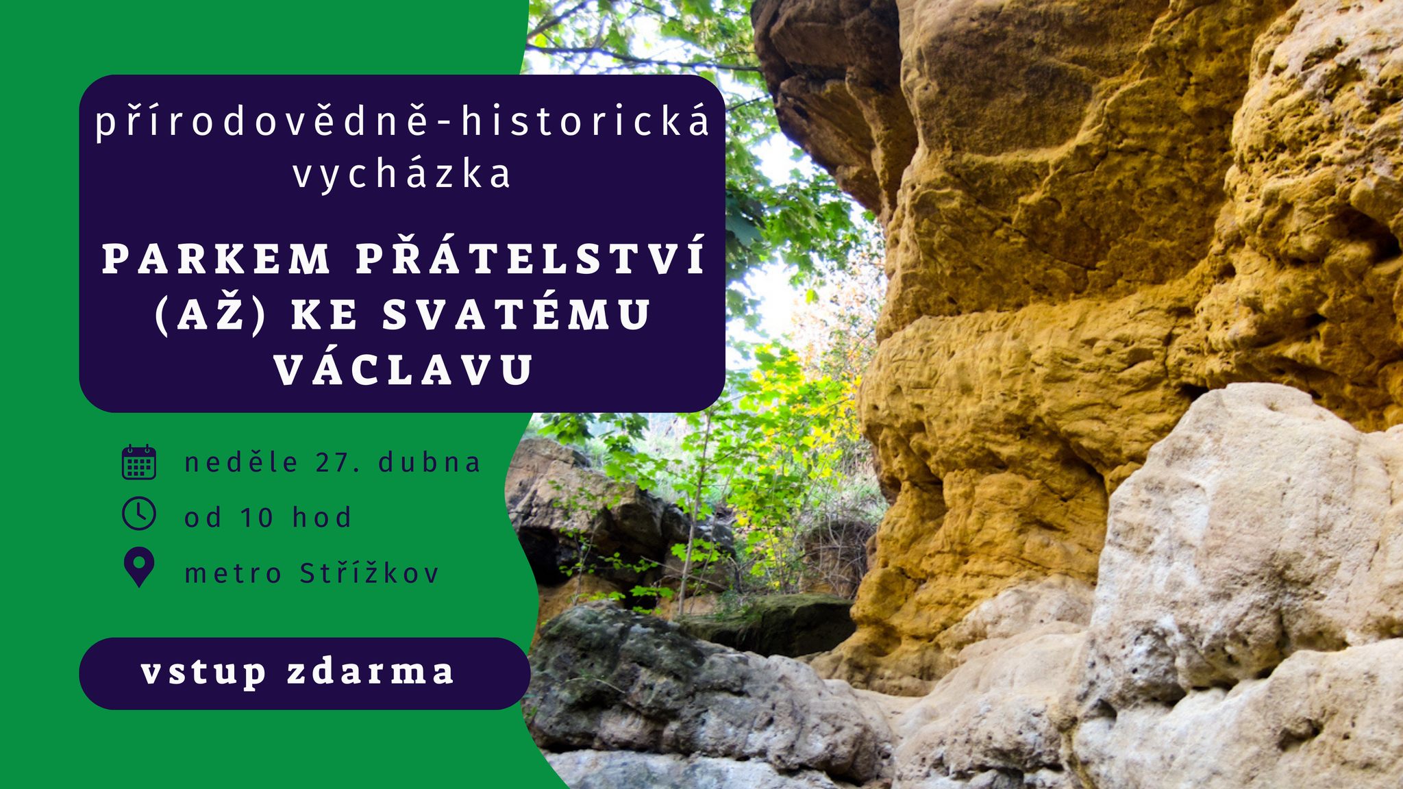 Komentovaná vycházka: Parkem Přátelství (až) ke svatému Václavu