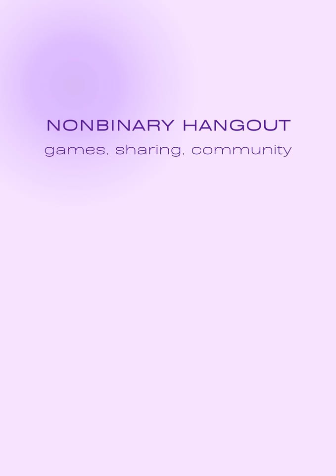 Non binary hang out in Safe space bookstore