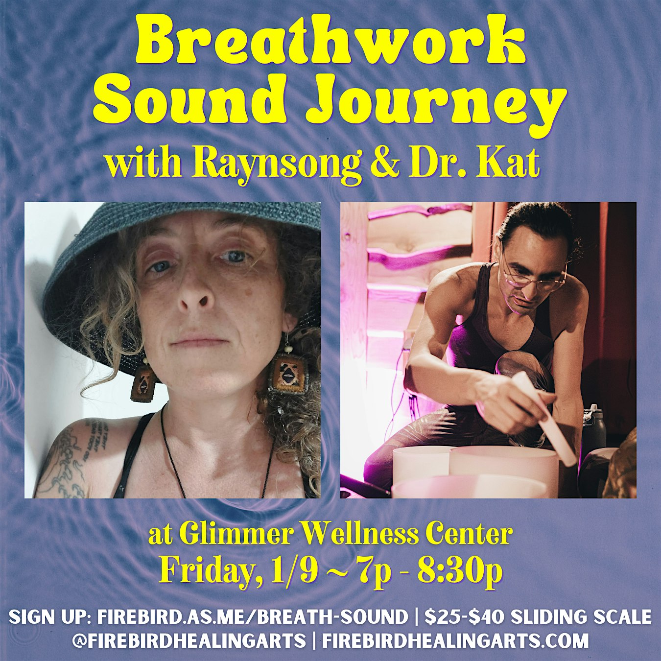 Breath + Sound Journey with Dr. Kat & Raynsong