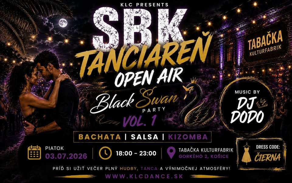 SBK OPEN AIR – Black Swan Party vol.1 v Tabačke