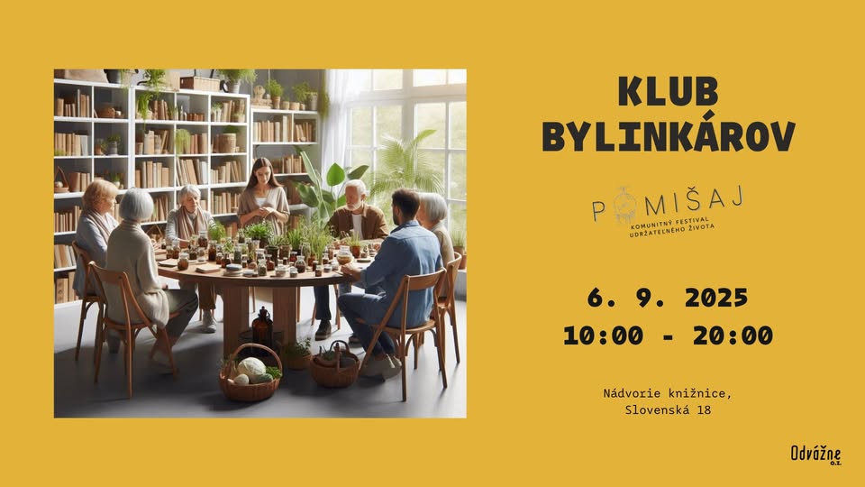 Klub bylinkárov na festivale Pomišaj