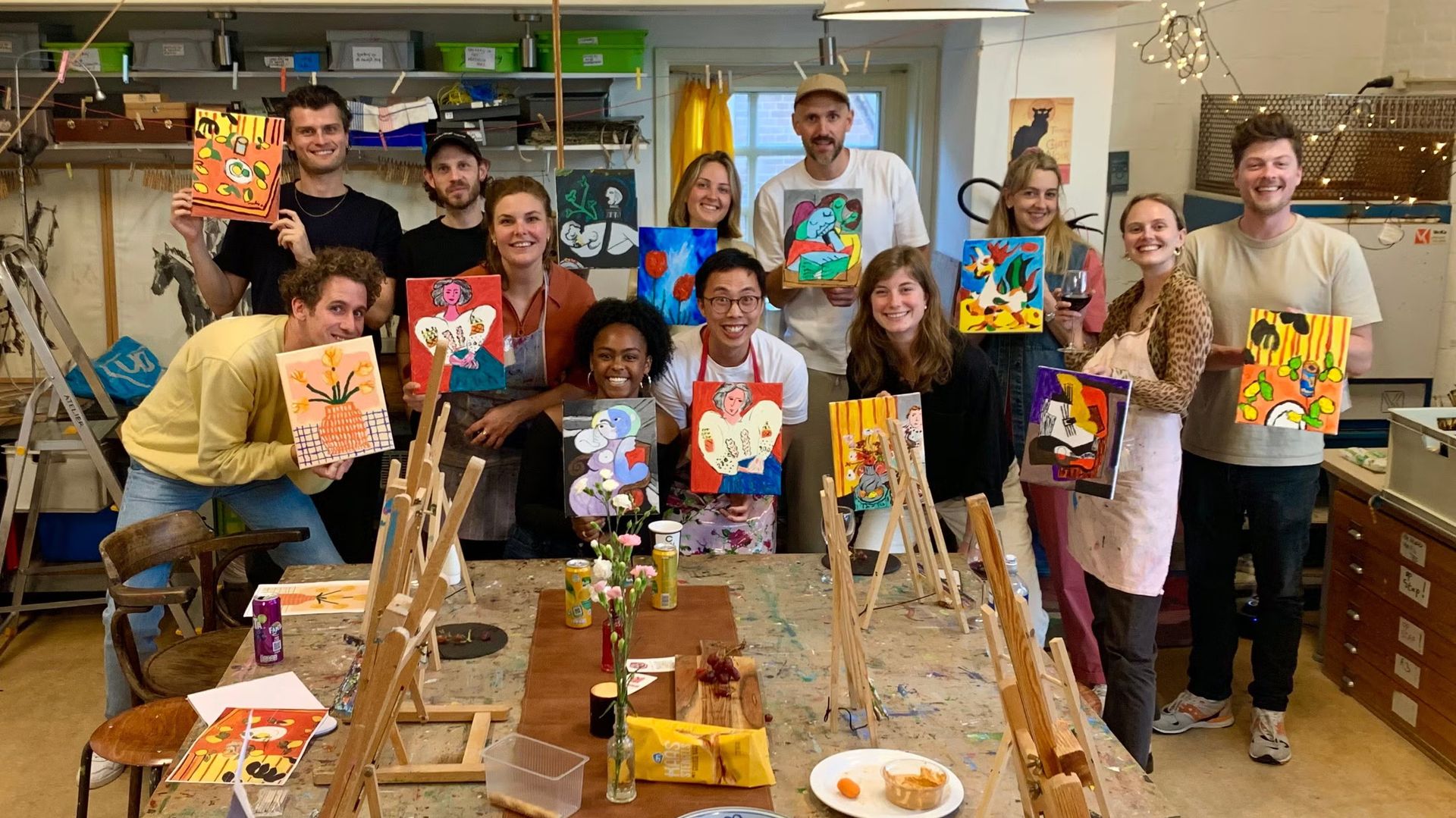 Painting Workshop with Drinks & Bites (last spots)