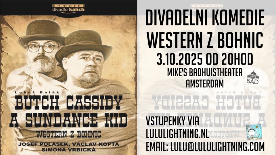 "Butch Cassidy a Sundance Kid" comedy-theater in Czech