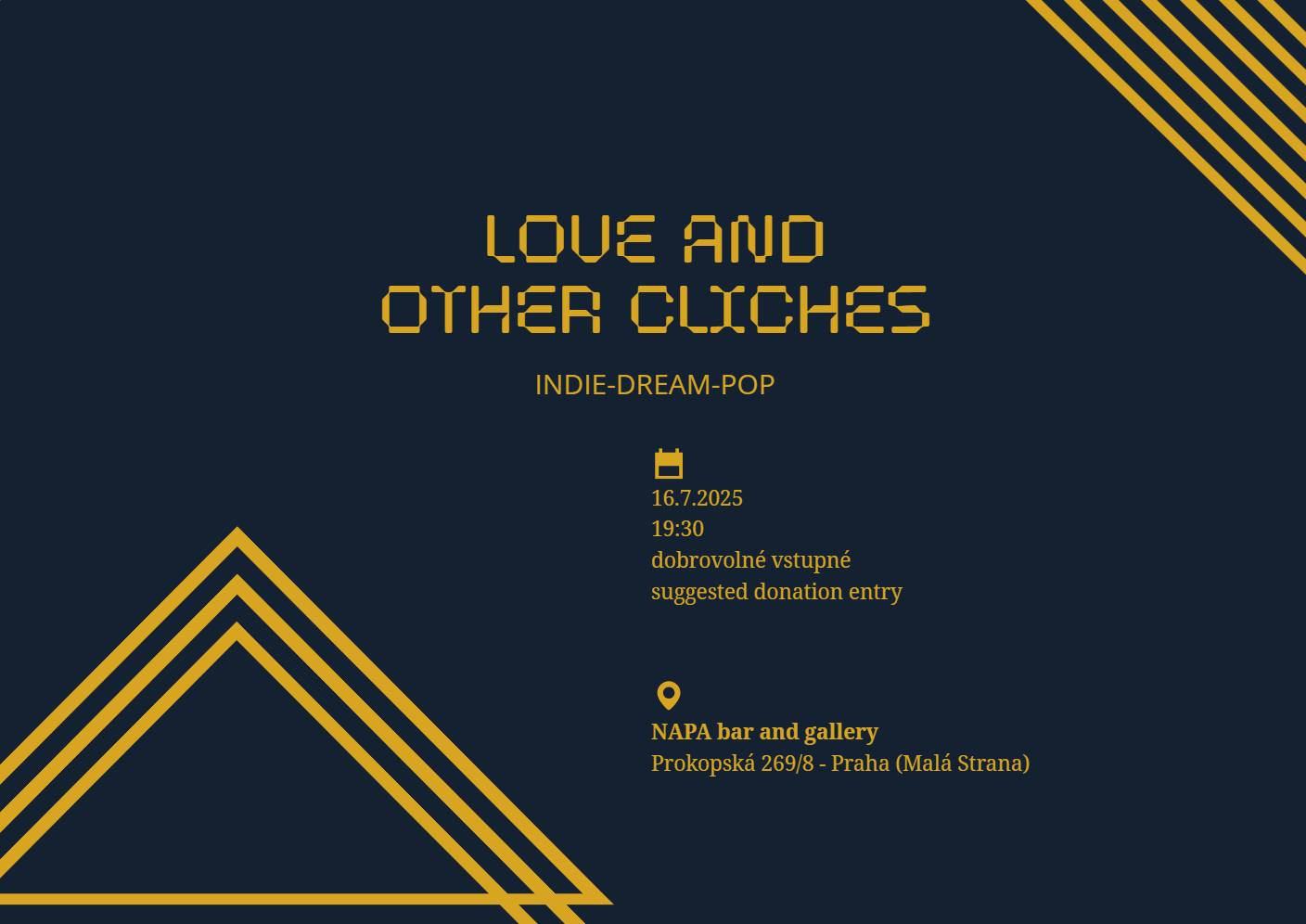 Love and Other Cliches | NAPA bar and art gallery | Praha