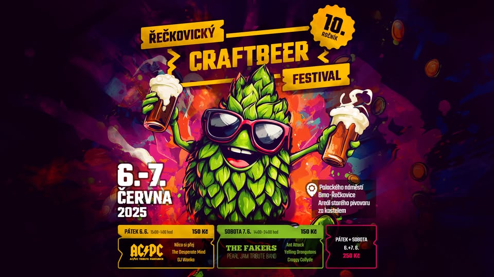 Řečkovický CRAFTBEER festival 2025 - 10. ročník!