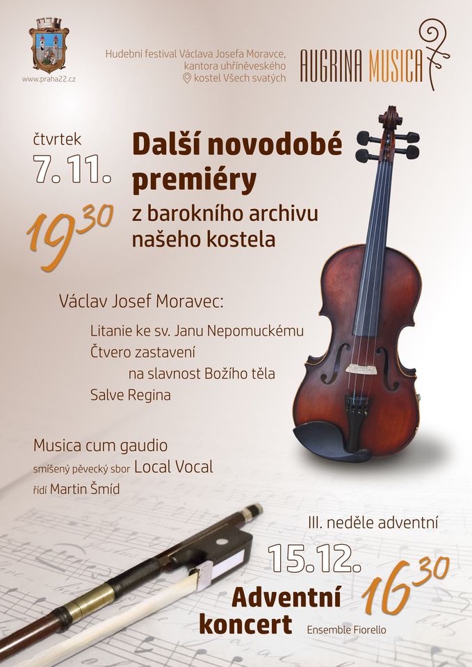 Další novodobé premiéry z barokního archivu našeho kostela