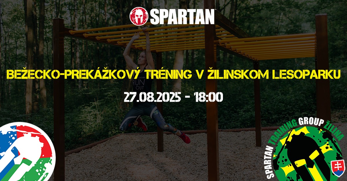 Bežecko-prekážkový tréning v Žilinskom lesoparku