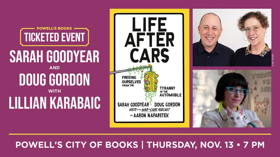 Powell's Presents: Sarah Goodyear & Doug Gordon in Conversation With Lillian Karabaic TICKETED EVENT
