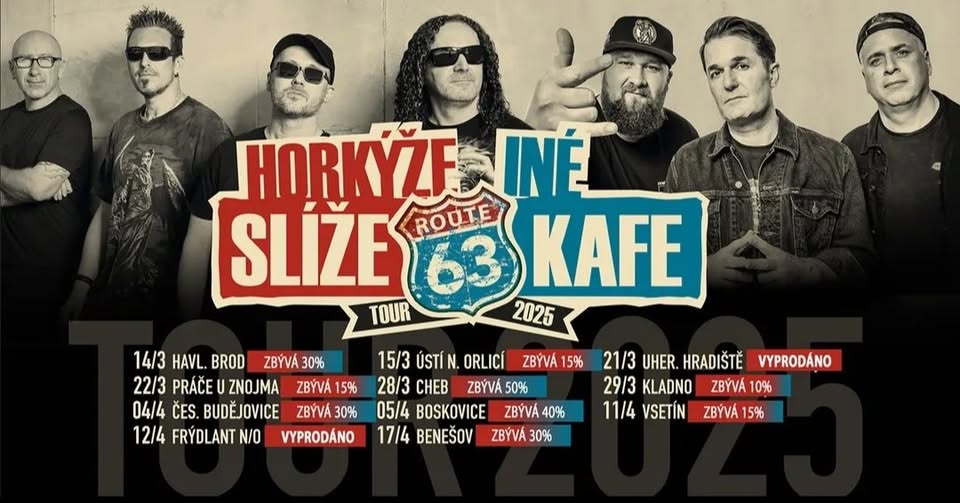 HORKÝŽE SLÍŽE & INÉ KAFE TOUR ROUTE 63 / BOSKOVICE