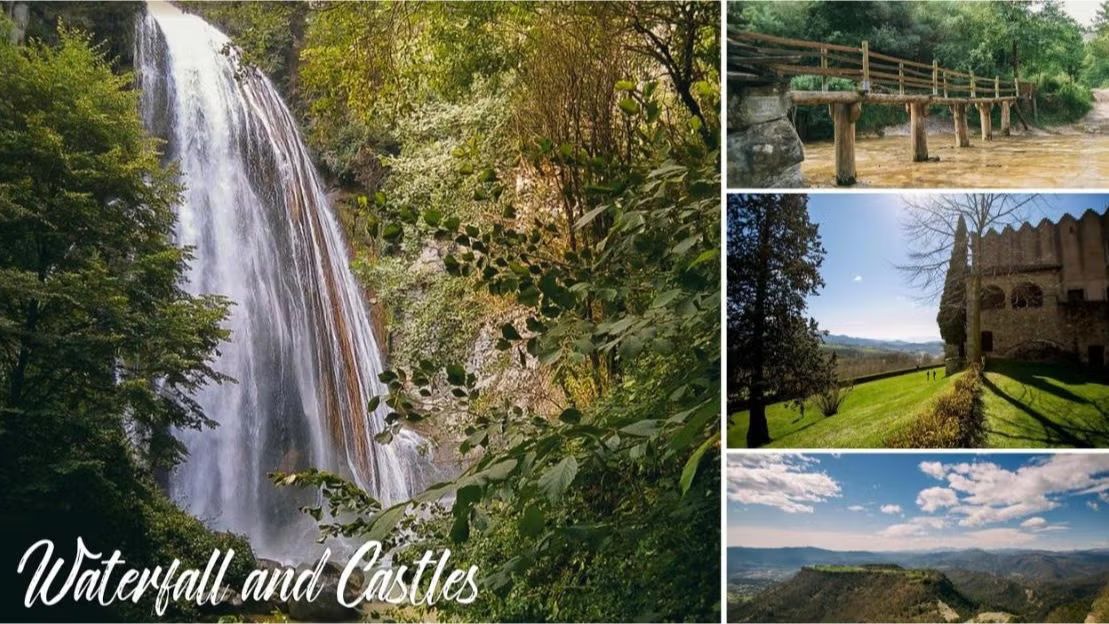 🏰 Hike to the waterfall! Castles, mountains and villages! 🌄🏞️⛰️