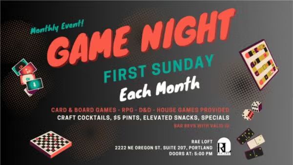 Rae Loft Game Night