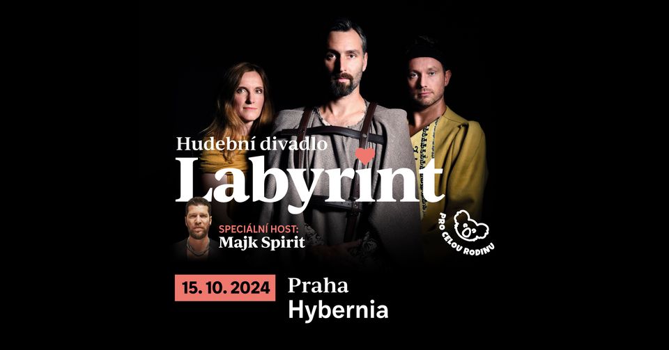 Labyrint PRAHA (Hybernia), 15.10., speciální host: MAJK SPIRIT