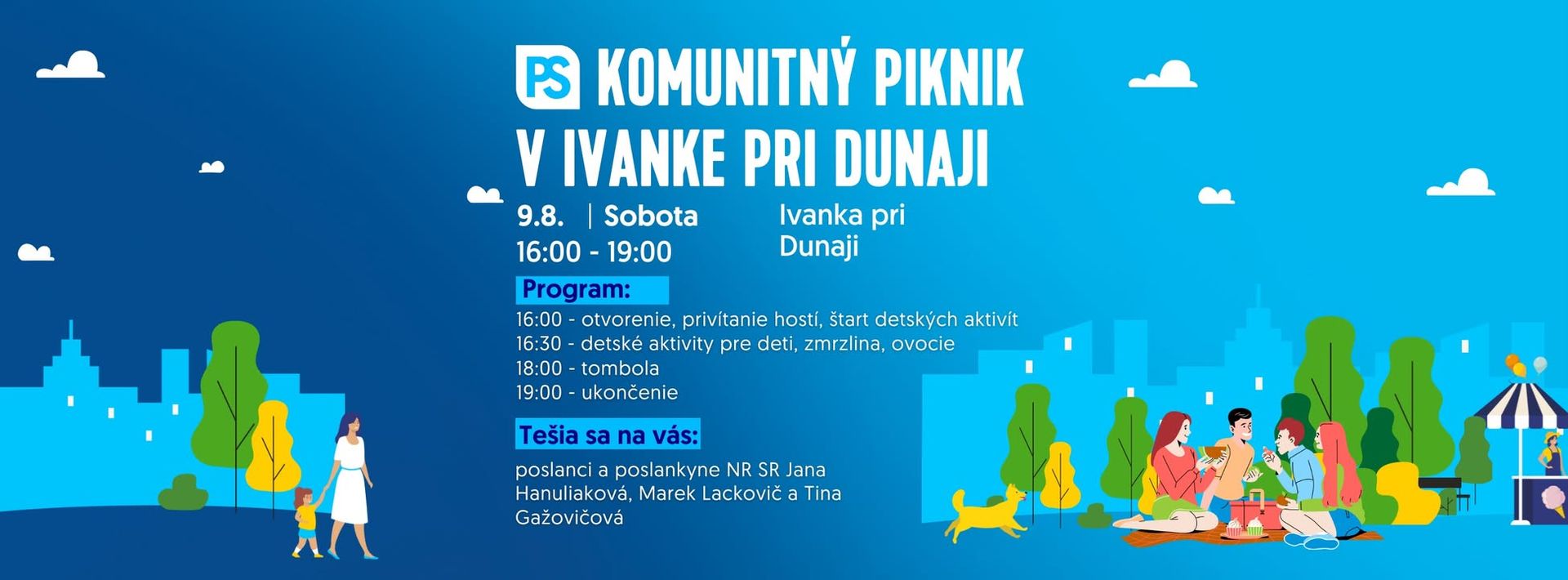 PS komunitný piknik v Ivanke pri Dunaji