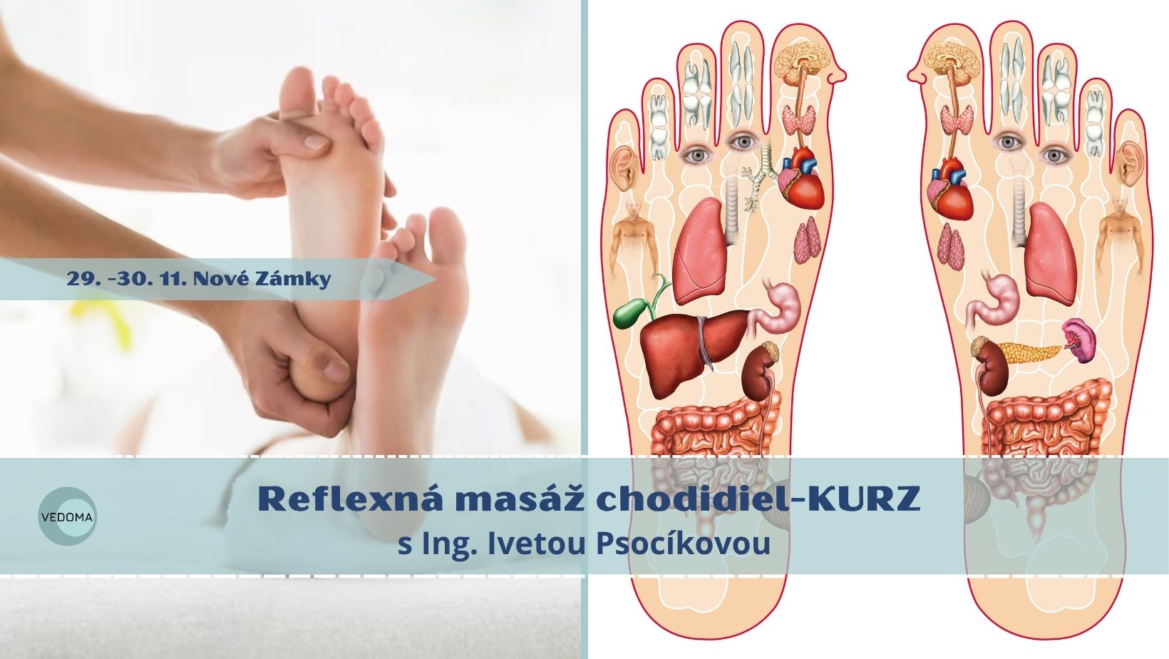REFLEXNÁ MASÁŽ CHODIDIEL- KURZ