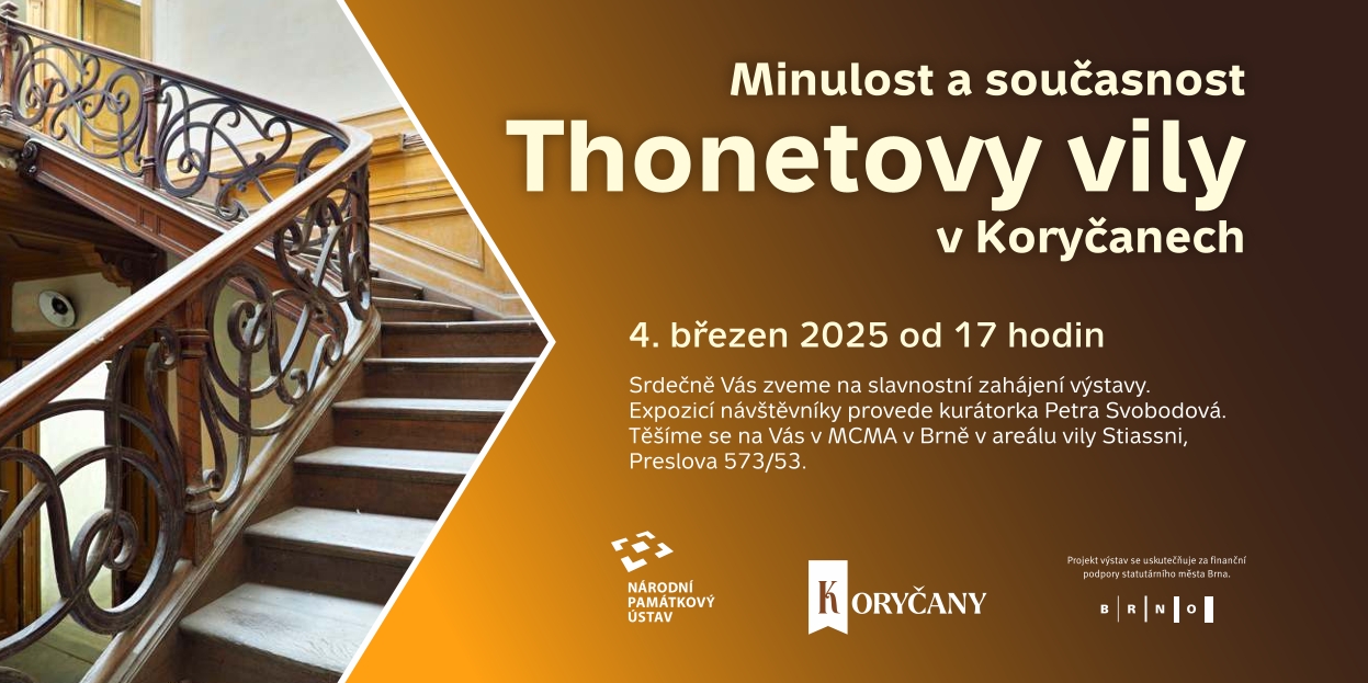 Pozvánka na vernisáž: Minulost a současnost Thonetovy vily v Koryčanech