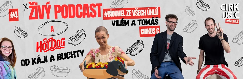 Živý podcast Cirkusu C a hot dog pop-up