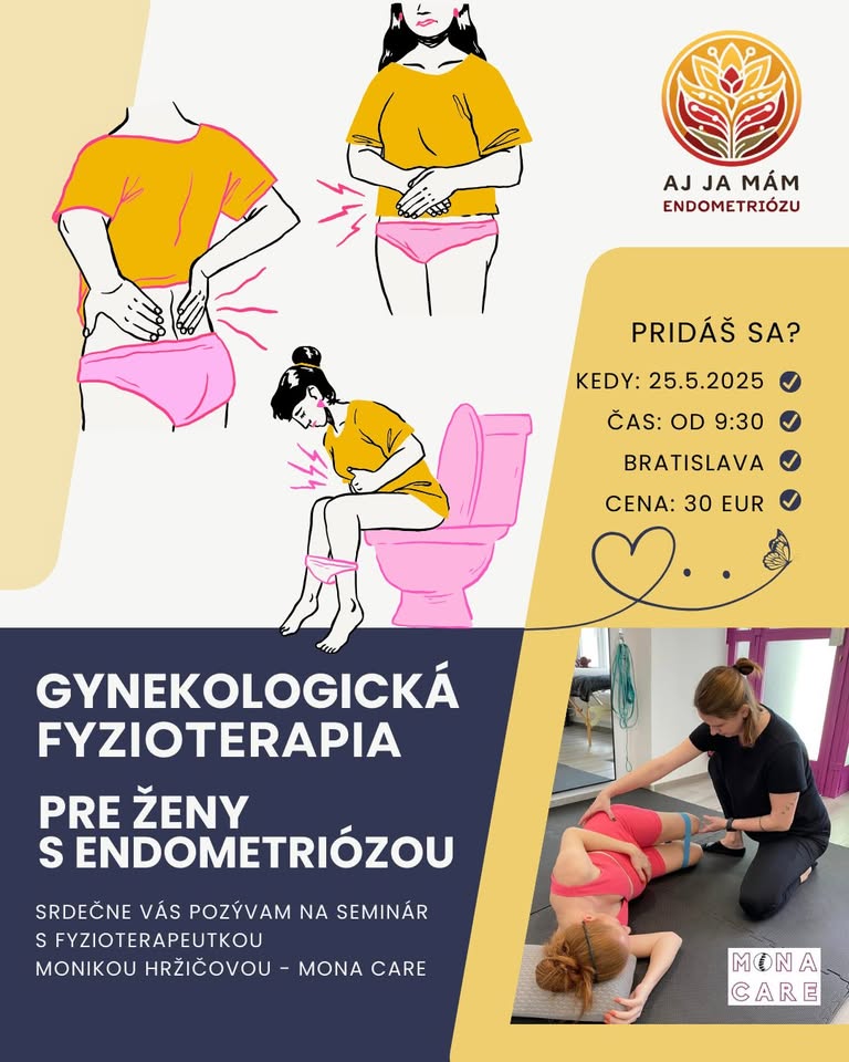Seminár - Gynekologická fyzioterapia pre ženy s endometriózou