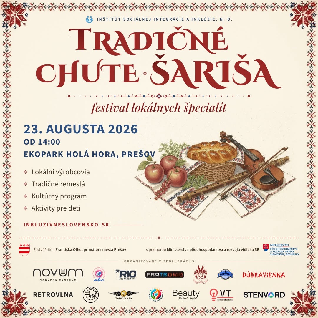 Tradične chute Šariša- festival lokálnych špecialít