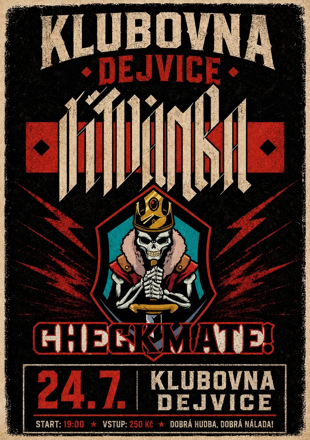 Užtvanka + Checkmate | Praha, Klubovna