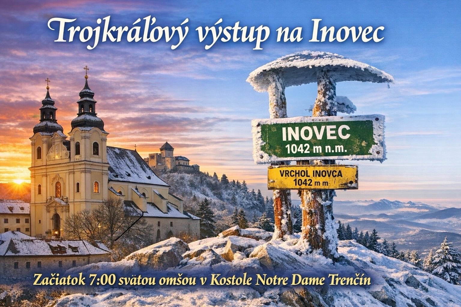 Trojkráľový výstup na INOVEC