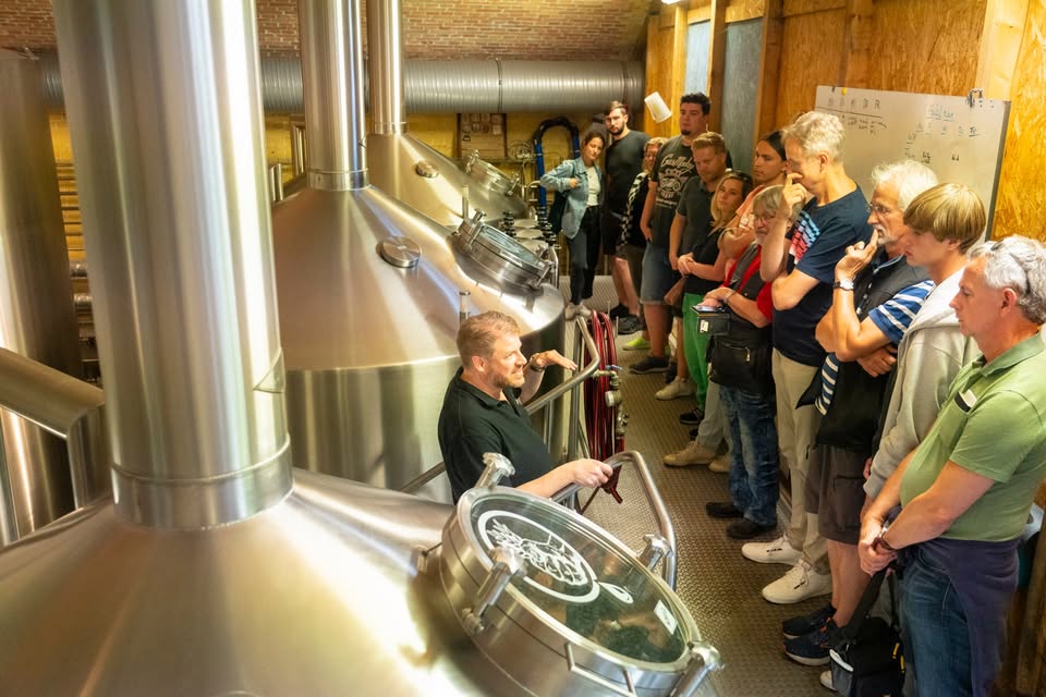 Tour durch die Brauerei - auf Deutsch
