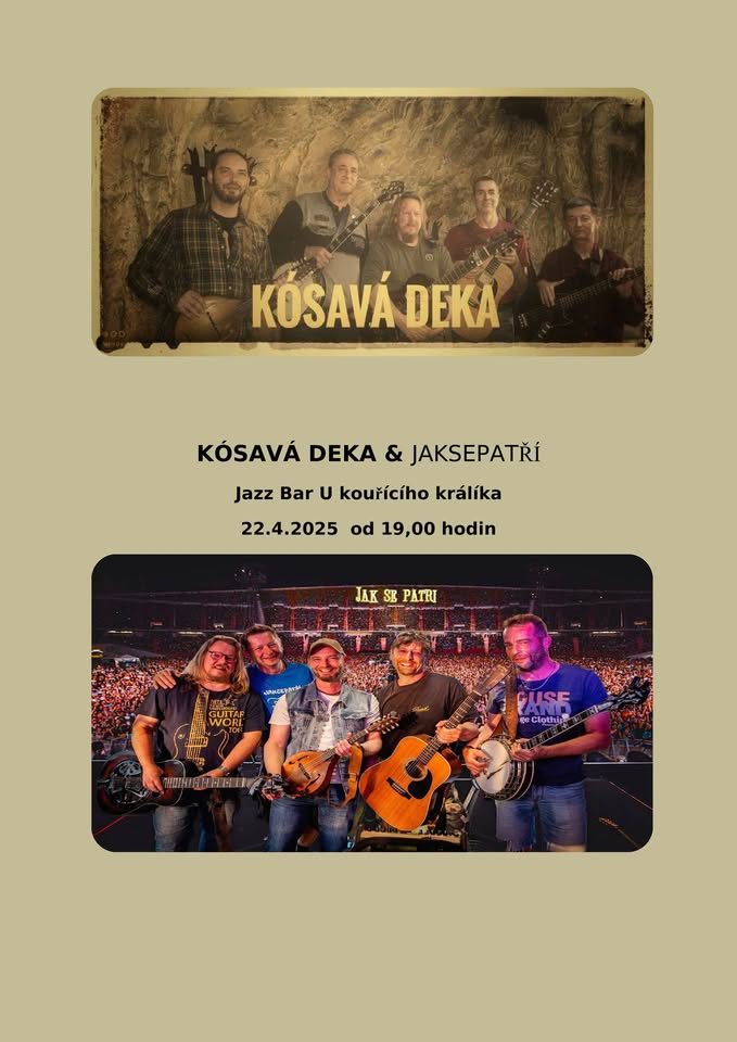 Povelikonoční Bluegrass se spřátelenou kapelou Jaksepatří
