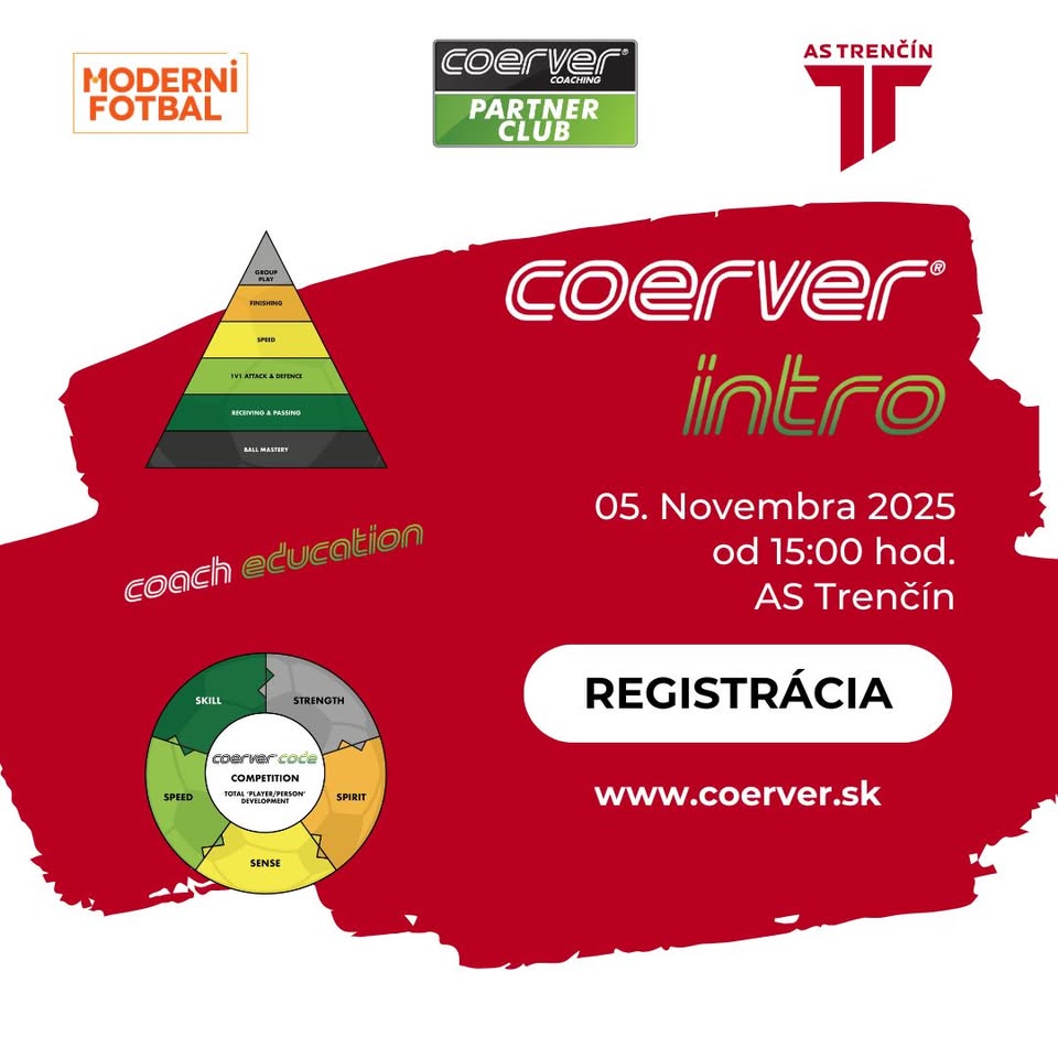 Coerver® Kurz 1 INTRO (AS Trenčín / 05.11.2025)