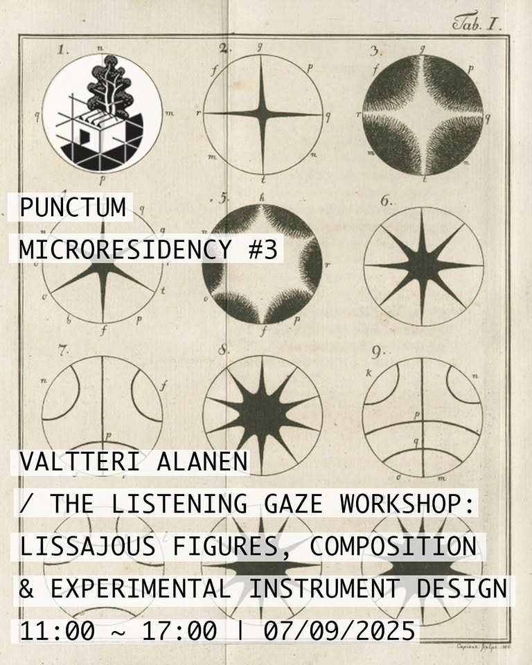 The Listening Gaze: Lissajous figures, composition and experimental instrument design