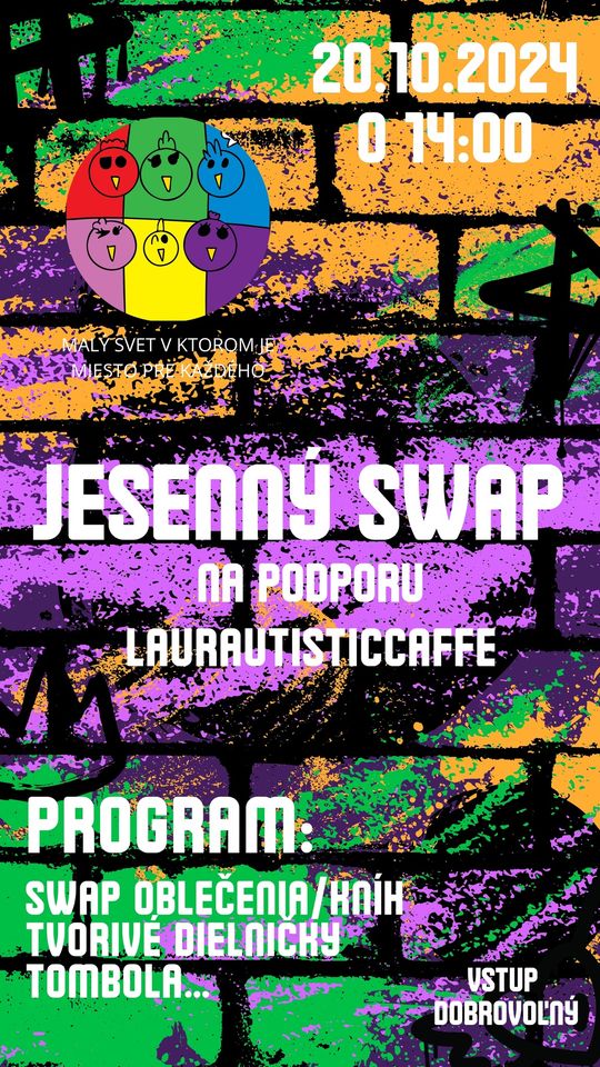 Swap na podporu Laurautisticcaffe