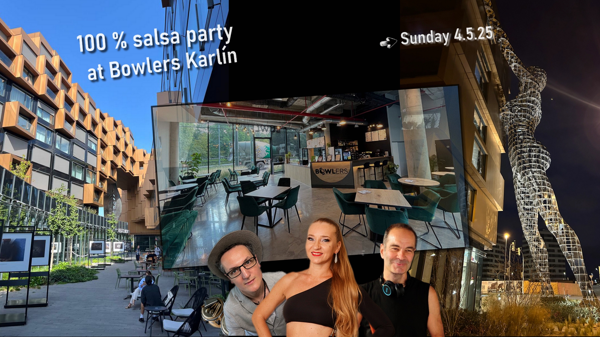 100% Salsa party at Bowlers Karlín 🪇🪘🎹