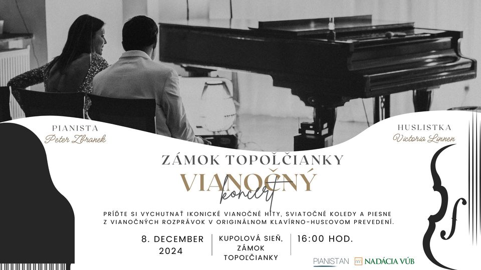 Victoria Linnen a Peter Zbranek: Vianočný koncert na zámku Topoľčianky