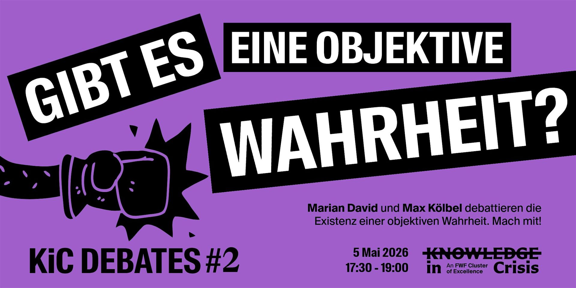 KiC Debates: Gibt es eine objektive Wahrheit?
