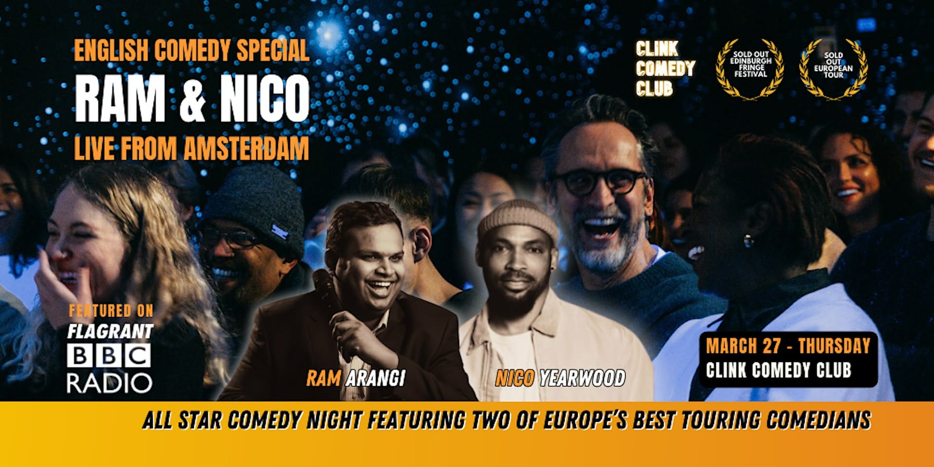 Ram & Nico - Stand up Comedy in English - Amsterdam