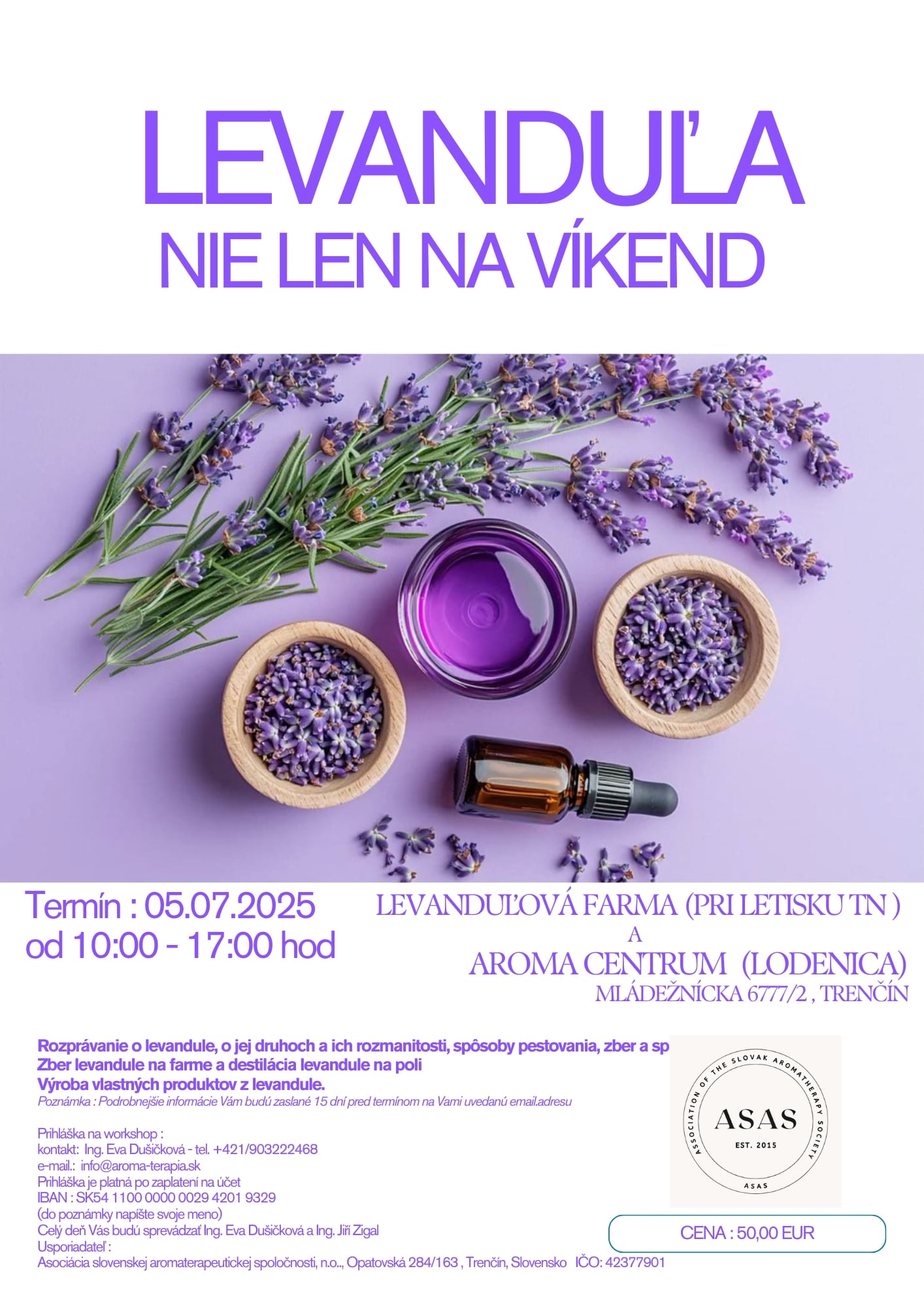 Levanduľa nie len na víkend
