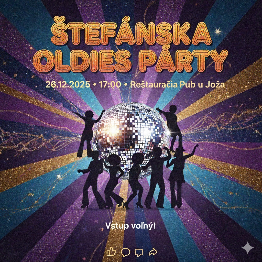 💃 ŠTEFÁNSKA OLDIES PÁRTY V PUBE U JOŽA! 🕺