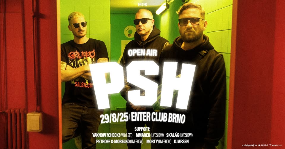PSH → Letní scéna klubu Enter → 29.08.2025