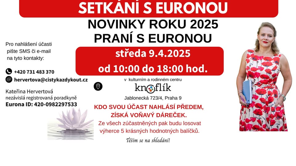 Setkání s Euronou - představení novinek 2025 a vše o praní