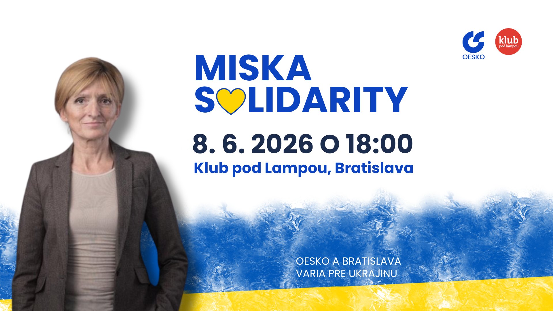 Miska solidarity: OESKO a Bratislava varia pre Ukrajinu
